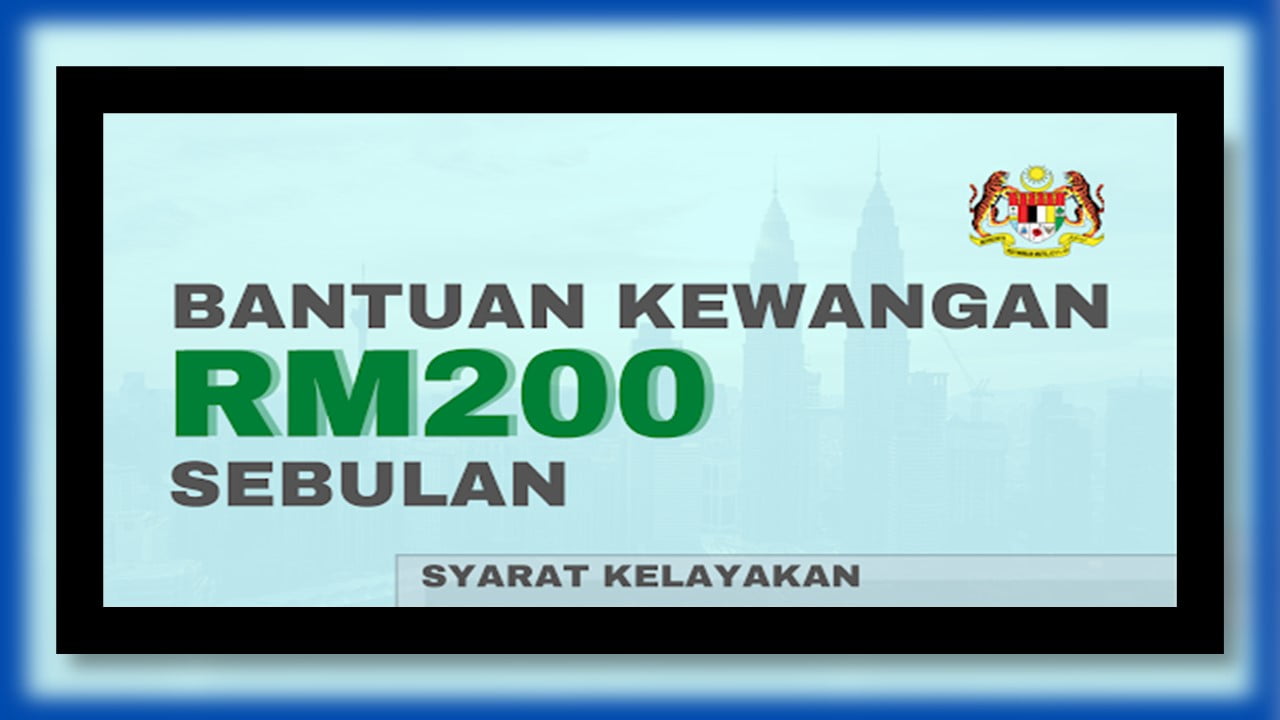 Cara mohon Bantuan Kewangan Prihatin RM200 sebulan